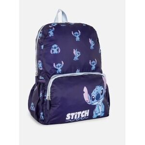 Primark Disney's Stitch Packable Backpack New With Tags